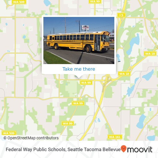 Federal Way Public Schools map