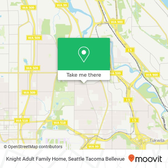 Knight Adult Family Home map