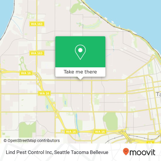 Lind Pest Control Inc map