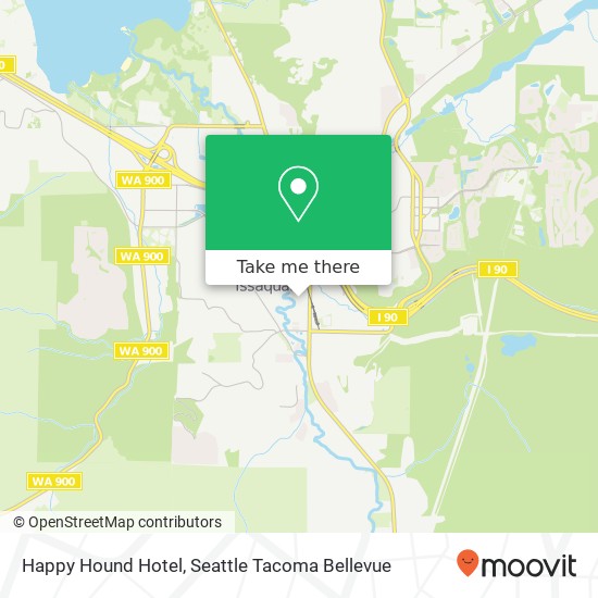 Happy Hound Hotel map