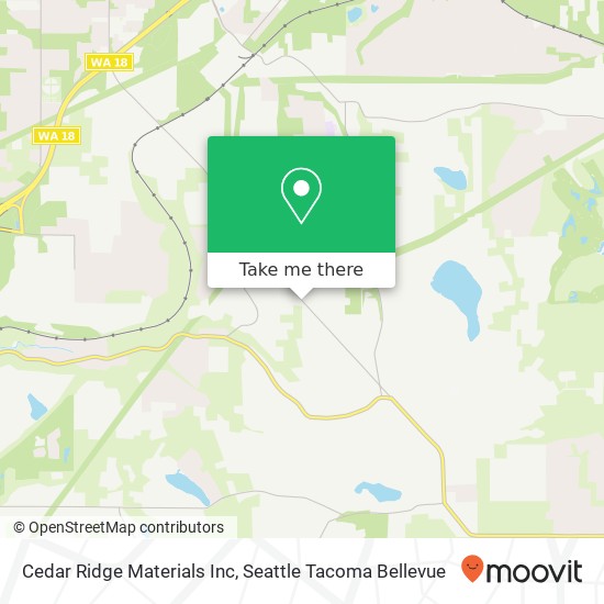 Mapa de Cedar Ridge Materials Inc
