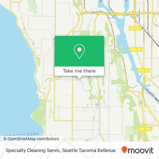 Mapa de Specialty Cleaning Servic