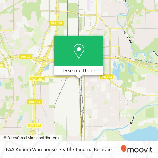 FAA Auburn Warehouse map