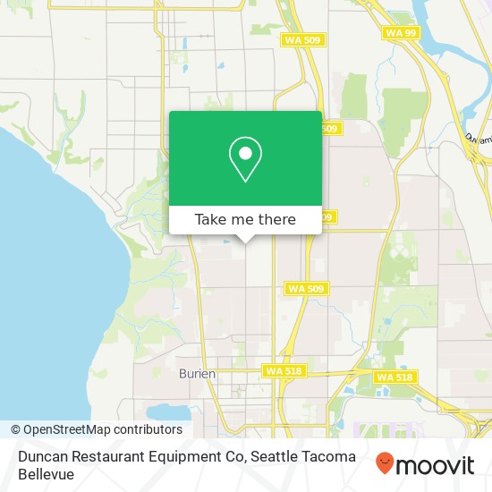 Mapa de Duncan Restaurant Equipment Co