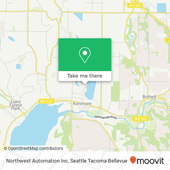 Mapa de Northwest Automation Inc