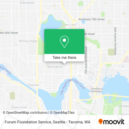 Mapa de Forum Foundation Service