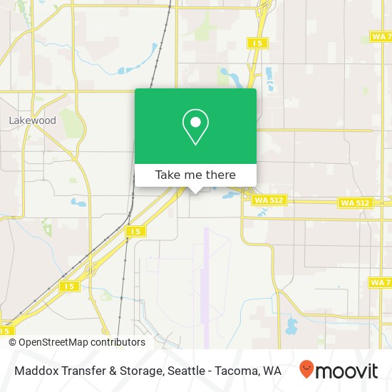 Maddox Transfer & Storage map