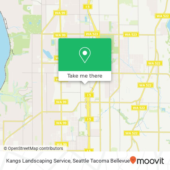 Kangs Landscaping Service map