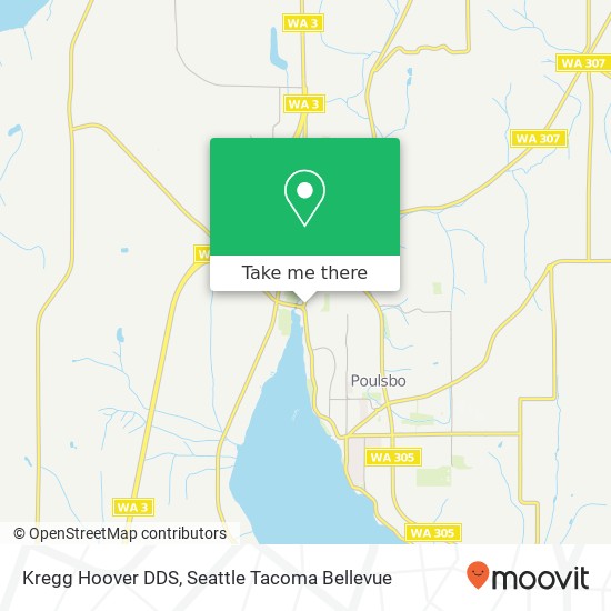 Kregg Hoover DDS map