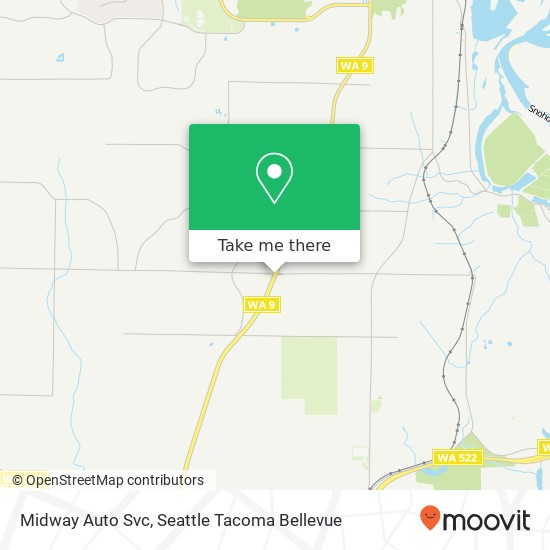 Mapa de Midway Auto Svc