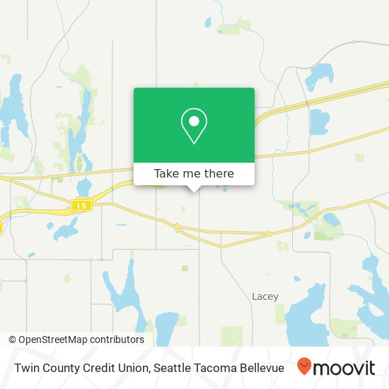 Mapa de Twin County Credit Union