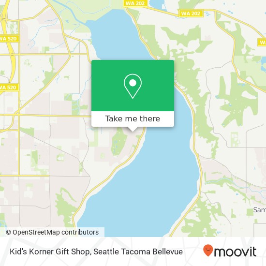 Kid's Korner Gift Shop map