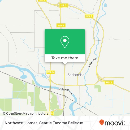 Northwest Homes map