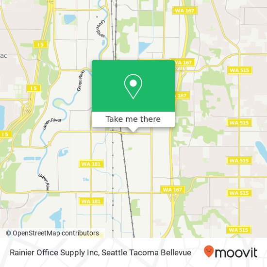 Mapa de Rainier Office Supply Inc