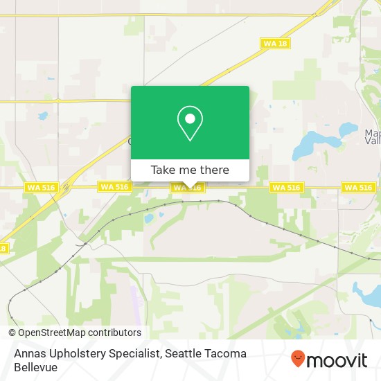 Annas Upholstery Specialist map