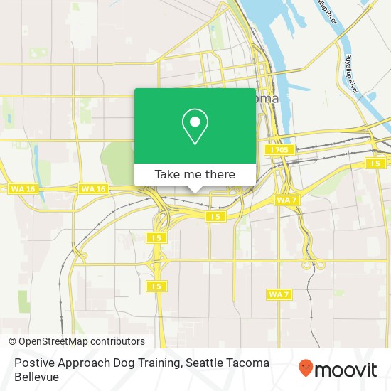 Mapa de Postive Approach Dog Training