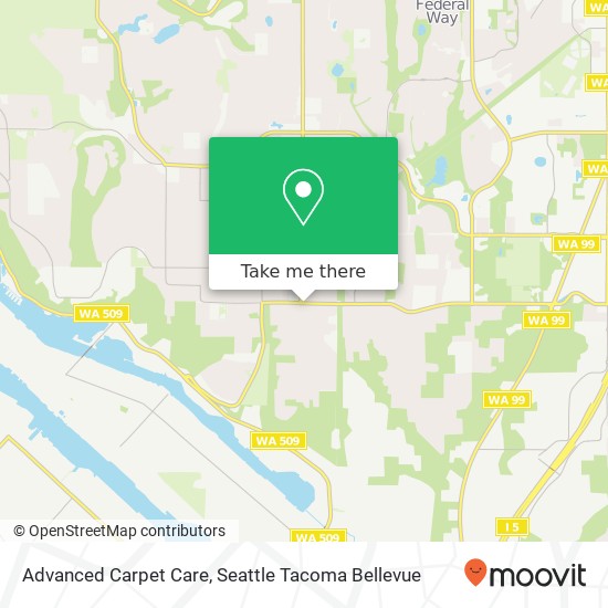 Advanced Carpet Care map