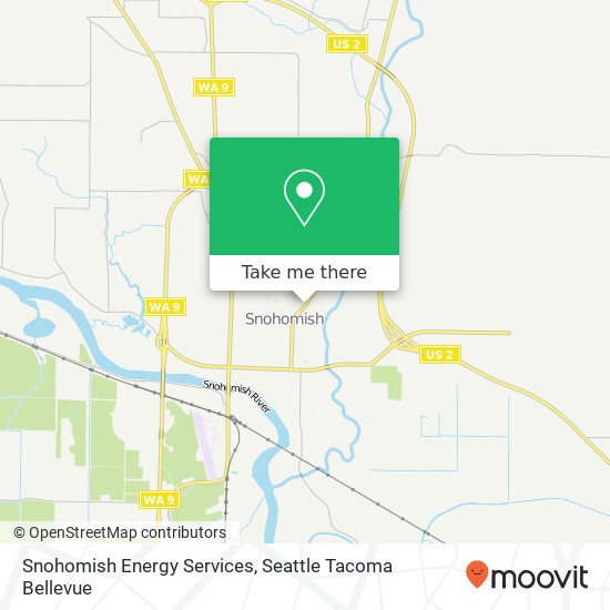 Snohomish Energy Services map