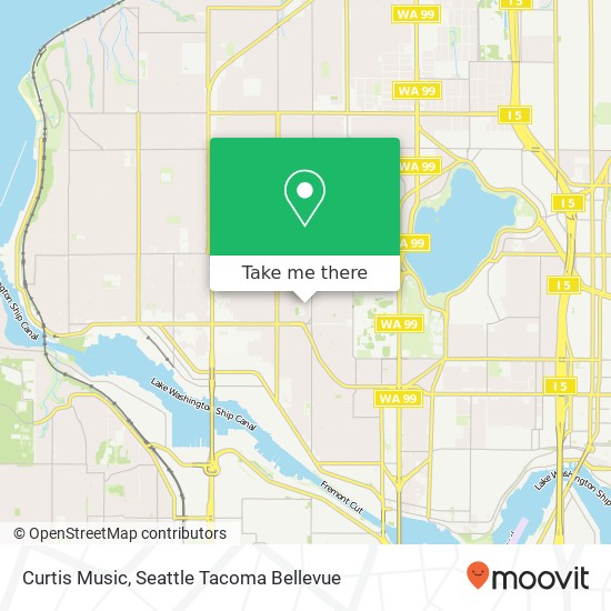 Curtis Music map