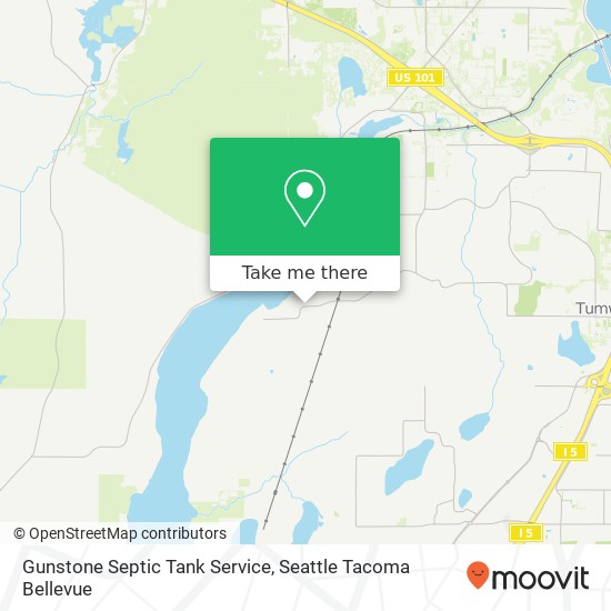 Mapa de Gunstone Septic Tank Service