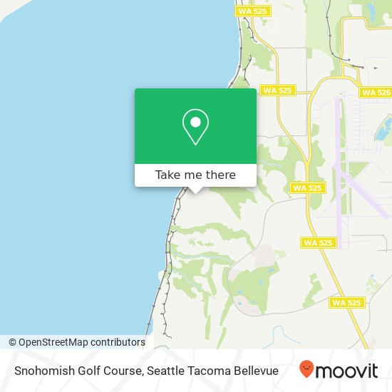 Snohomish Golf Course map