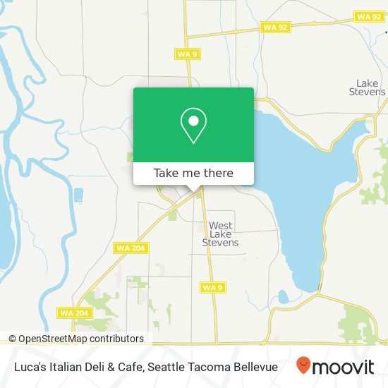 Mapa de Luca's Italian Deli & Cafe