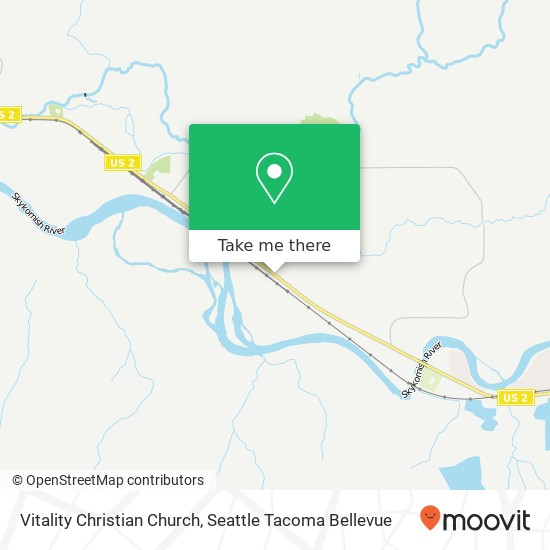 Vitality Christian Church map