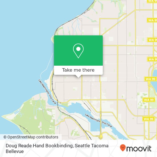 Doug Reade Hand Bookbinding map