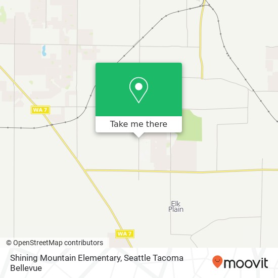 Shining Mountain Elementary map