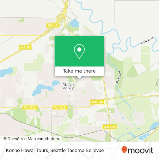 Konno Hawai Tours map