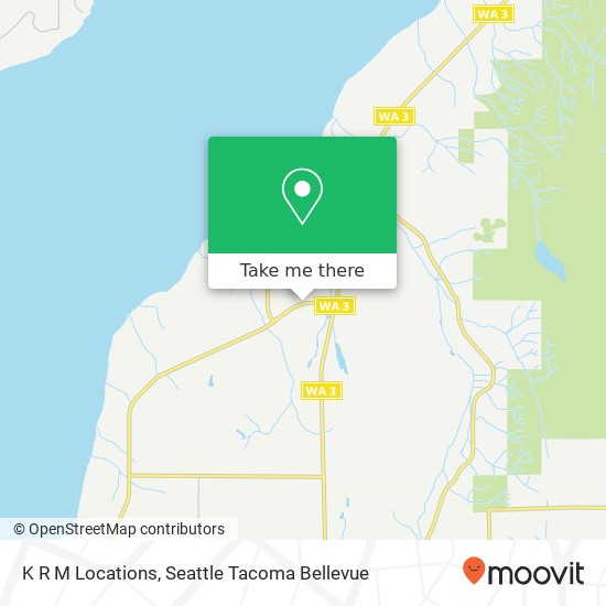 Mapa de K R M Locations