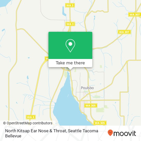 North Kitsap Ear Nose & Throat map