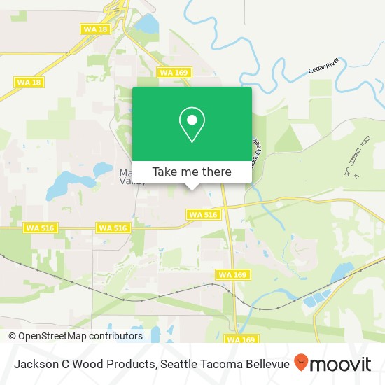 Jackson C Wood Products map