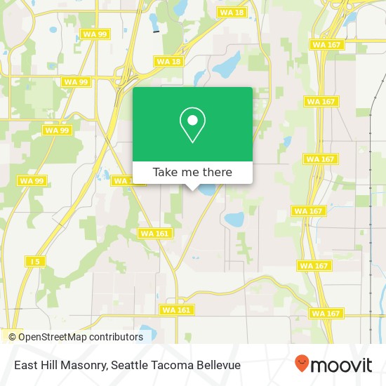 East Hill Masonry map