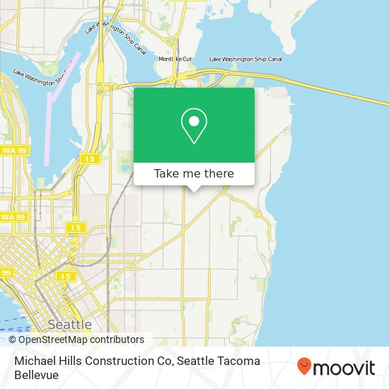 Michael Hills Construction Co map