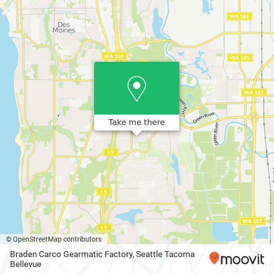 Braden Carco Gearmatic Factory map