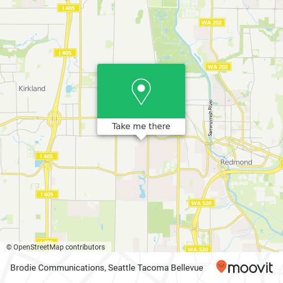 Brodie Communications map