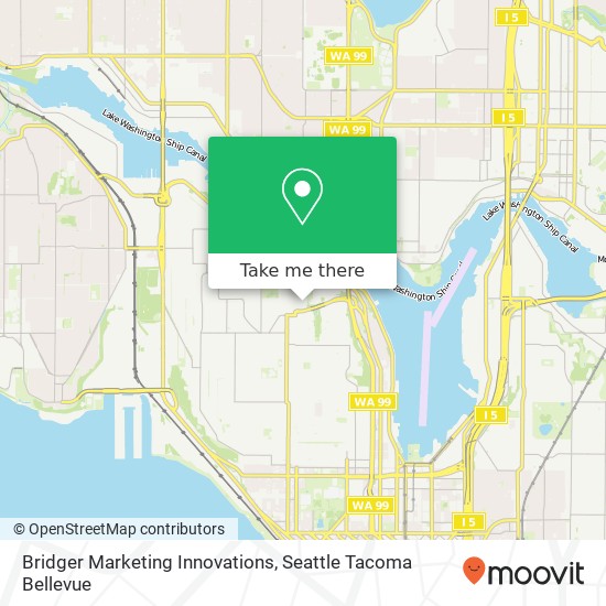 Bridger Marketing Innovations map