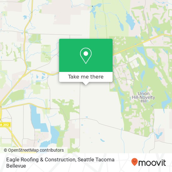 Eagle Roofing & Construction map