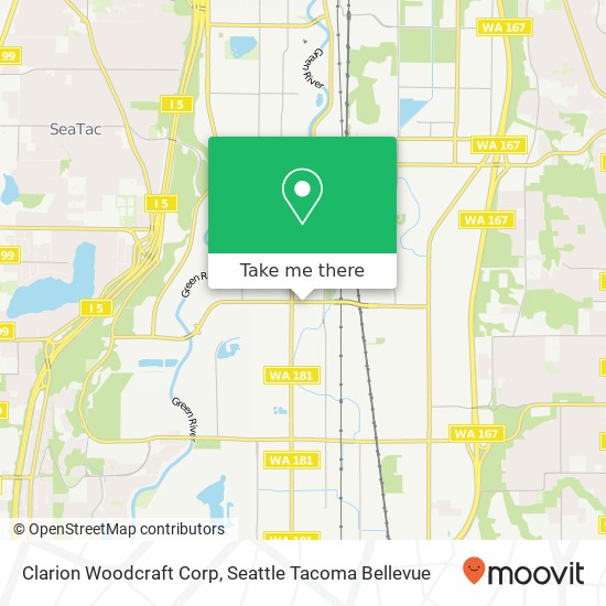 Mapa de Clarion Woodcraft Corp