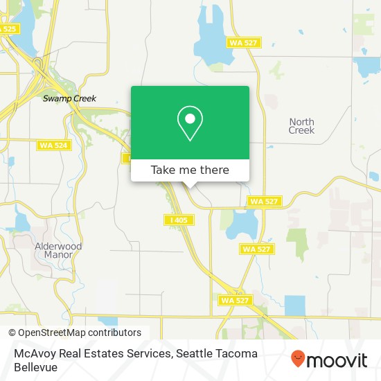 McAvoy Real Estates Services map