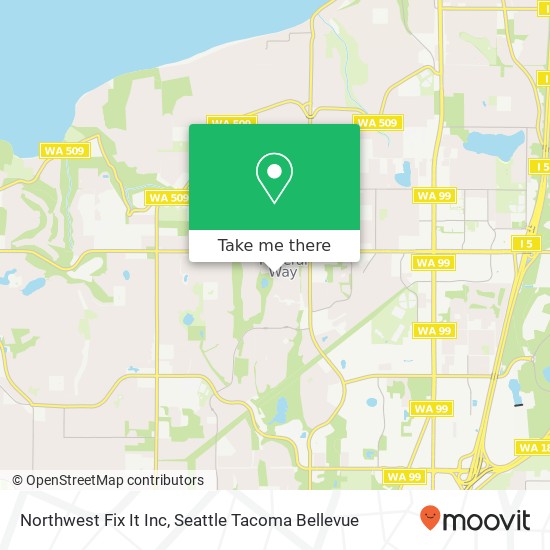 Northwest Fix It Inc map