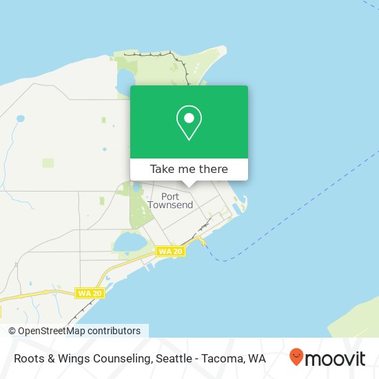 Roots & Wings Counseling map