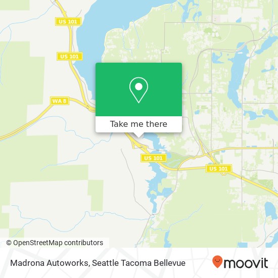 Madrona Autoworks map