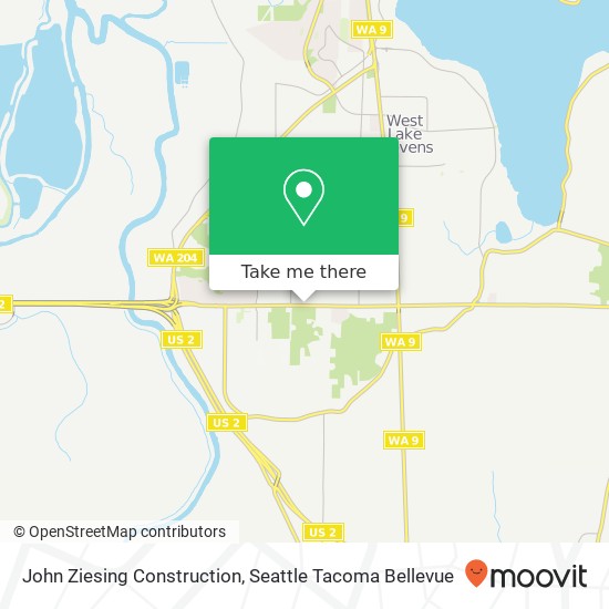 Mapa de John Ziesing Construction