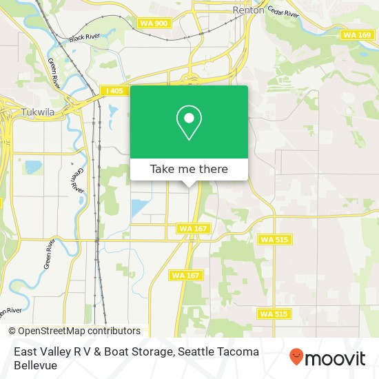 East Valley R V & Boat Storage map