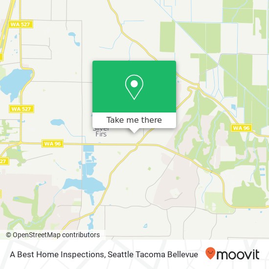 A Best Home Inspections map