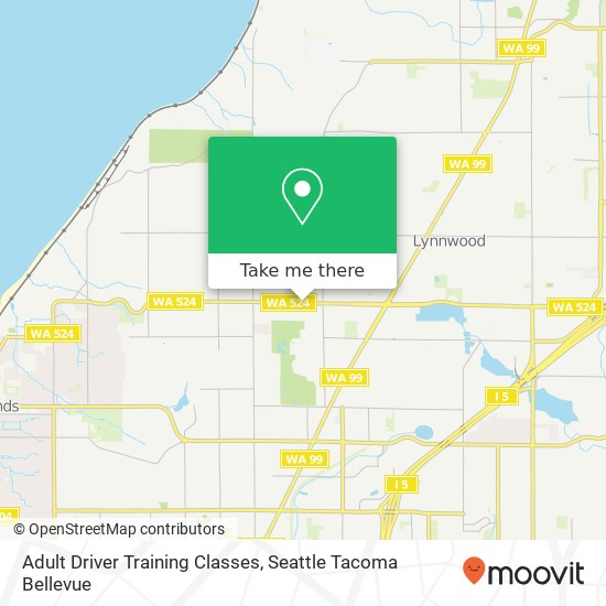 Mapa de Adult Driver Training Classes