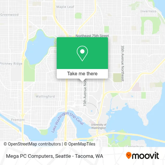 Mega PC Computers map