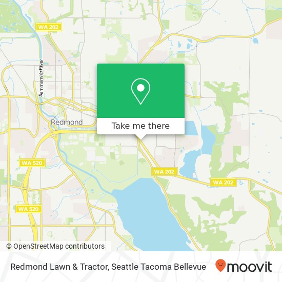 Redmond Lawn & Tractor map